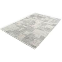 Viscose Vloerkleed - Vintage - Patchwork - Trasor - Grijs-120 x 170 cm
