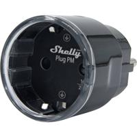 Shelly Plug PM Gen3 Black Draadloos stopcontact WiFi, Bluetooth Shelly