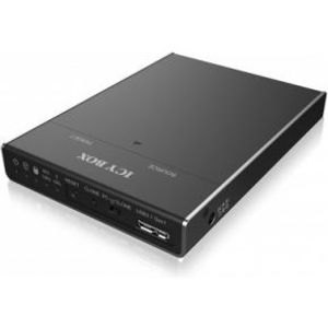 ICY BOX IB-2812CL-U3 basisstation voor opslagstations USB 3.2 Gen 1 (3.1 Gen 1) Type micro-B Zwart