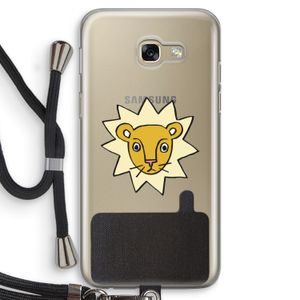 Kleine leeuw: Samsung Galaxy A5 (2017) Transparant Hoesje met koord