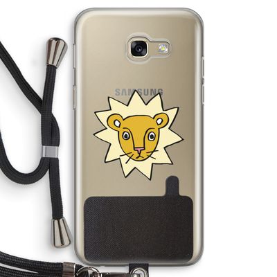 Kleine leeuw: Samsung Galaxy A5 (2017) Transparant Hoesje met koord