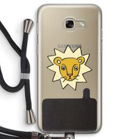 Kleine leeuw: Samsung Galaxy A5 (2017) Transparant Hoesje met koord