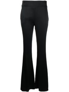 Genny pantalon évasé à taille haute - Noir