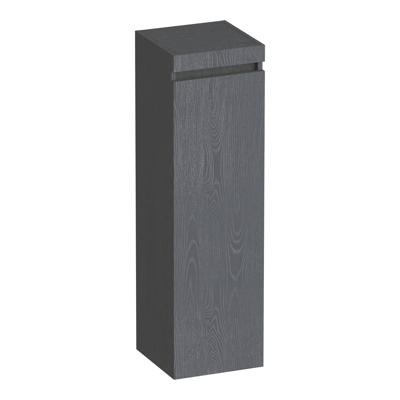 Brauer Joy - Hoge Kast - 120 cm - 1 Deur - Greeploos - Linksdraaiend - Timber Grey