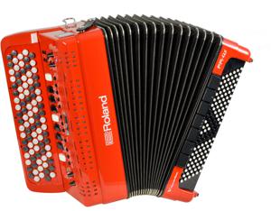 Roland FR-4xb Knopaccordeon 120 knoppen 92 knoppen 22 W Rood