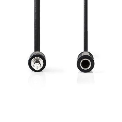 Nedis CAGB22550BK02 audio kabel 0,2 m 3.5mm 6.35mm Zwart