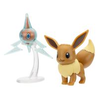 Pokémon Battle Figure Set 2-Pack Eevee #4, Rotom 5 cm - thumbnail