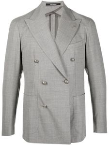 Tagliatore blazer croisé en laine vierge - Gris