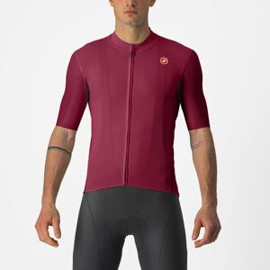 Castelli Endurance Elite korte mouw fietsshirt rood heren M