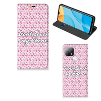 OPPO A15 Design Case Flowers Pink DTMP - thumbnail