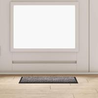 Deurmat Lichtgrijs 40 x 60 cm Teddy Stof Deurmat Lichtgrijs 40 x 60 cm Teddy Stof