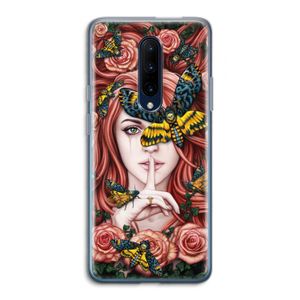 Lady Moth: OnePlus 7 Pro Transparant Hoesje