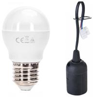 Verhuisfitting Set 10x E27 - 10W Natuurlijk Wit 4000K - Zwart