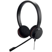 Jabra Evolve 20 On Ear headset Computer Kabel Stereo Zwart Ruisonderdrukking (microfoon) Headset, Volumeregeling - thumbnail