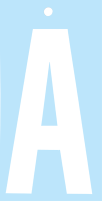 Metafranc Plakletter 100Mm Wit A - WU0510010