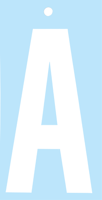 Metafranc Plakletter 100Mm Wit A - WU0510010