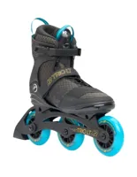 K2 Trio Lt 100 Inline Skate (zwart / Blauw) Zwart / Blauw 11.0 / 44.5
