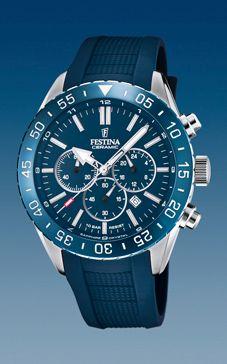 Horlogeband Festina F20515-1 Rubber Blauw