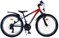 Volare XC Race 24 Inch 26,5 cm Jongens 21V V Brakes Rood/Grijs