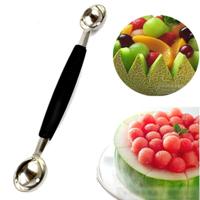 Huishoudelijke roestvrijstalen dubbele kop fruit graven lepel Huishoudelijke roestvrijstalen dubbele kop fruit graven lepel