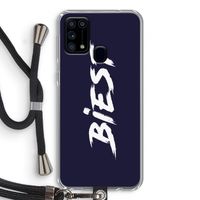 Biest: Samsung Galaxy M31 Transparant Hoesje met koord