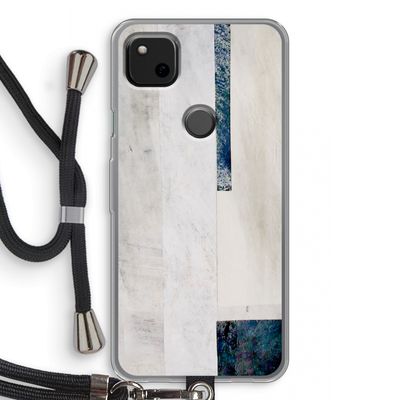 Meet you there: Pixel 4a Transparant Hoesje met koord