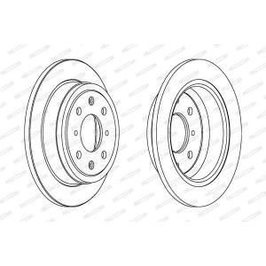 Ferodo Remschijf DDF468
