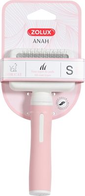 Zolux anah slickerborstel roze / wit