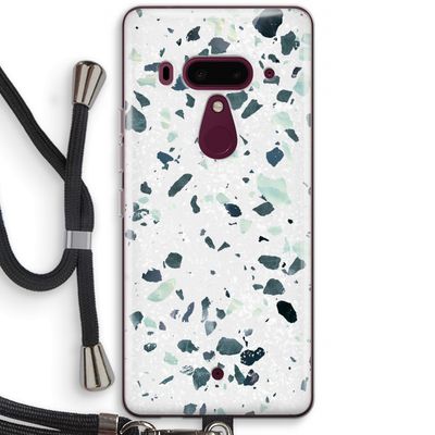 Terrazzo N°2: HTC U12+ Transparant Hoesje met koord