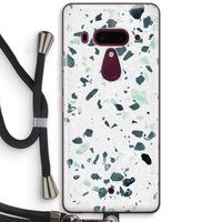 Terrazzo N°2: HTC U12+ Transparant Hoesje met koord
