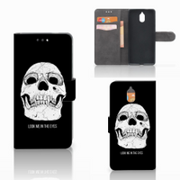 Telefoonhoesje met Naam Nokia 3.1 (2018) Skull Eyes