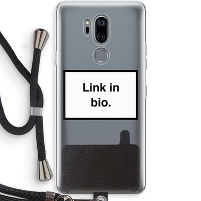 Link in bio: LG G7 Thinq Transparant Hoesje met koord