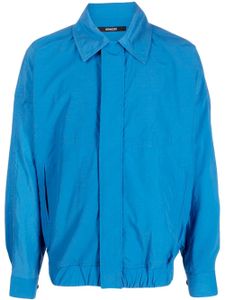 SONGZIO chemise Dolman Cocoon à col italien - Bleu