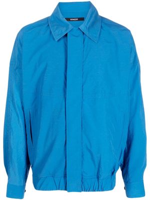 SONGZIO chemise Dolman Cocoon à col italien - Bleu