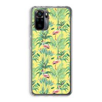 Flamingo party: Xiaomi Redmi Note 10 Pro Transparant Hoesje