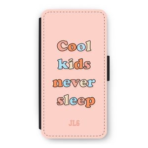 Cool Kids Never Sleep: iPhone 12 Flip Hoesje