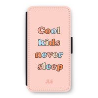 Cool Kids Never Sleep: iPhone 12 Flip Hoesje