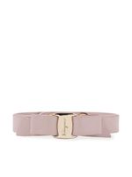 Ferragamo bracelet Vara Bow en cuir - Rose - thumbnail