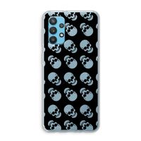 Musketon Skulls: Samsung Galaxy A32 4G Transparant Hoesje