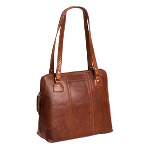 Chesterfield Schoudertas / Shopper Elly Cognac