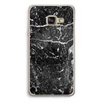 Zwart marmer: Samsung A3 (2017) Transparant Hoesje