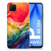 Smartphone hoesje Huawei P40 Lite Watercolor Dark