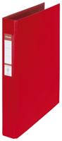 Esselte Standard Ring Binders , PP Red 2 x 25 mm ringband A4 Rood