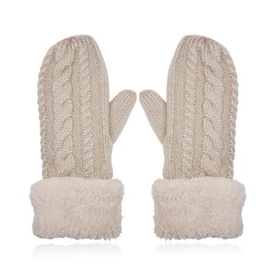 LGT JWLS Beige Gebreide Dameswanten - Warm en Comfortabel