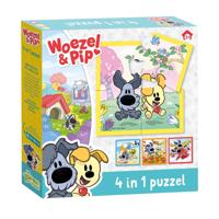Bambolino Toys Woezel & pip 4-1puzzel