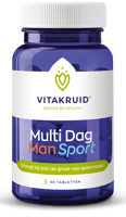 Vitakruid Multi Dag Man Sport 100% Vegan 30