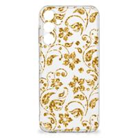 Samsung Galaxy A16 | TPU Case | Gouden Bloemen Samsung Galaxy A16 | TPU Case | Gouden Bloemen