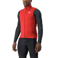 Castelli Pro thermal mid fietsvest mouwloos rood heren L