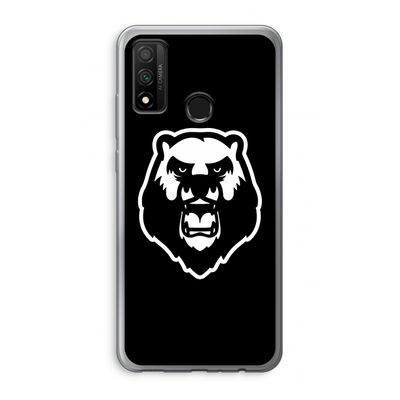 Angry Bear (black): Huawei P Smart (2020) Transparant Hoesje