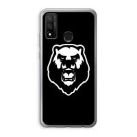 Angry Bear (black): Huawei P Smart (2020) Transparant Hoesje
